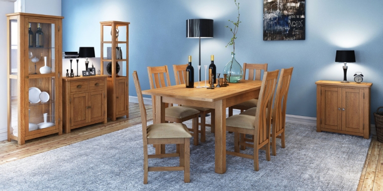 pemberley oak dining furniture